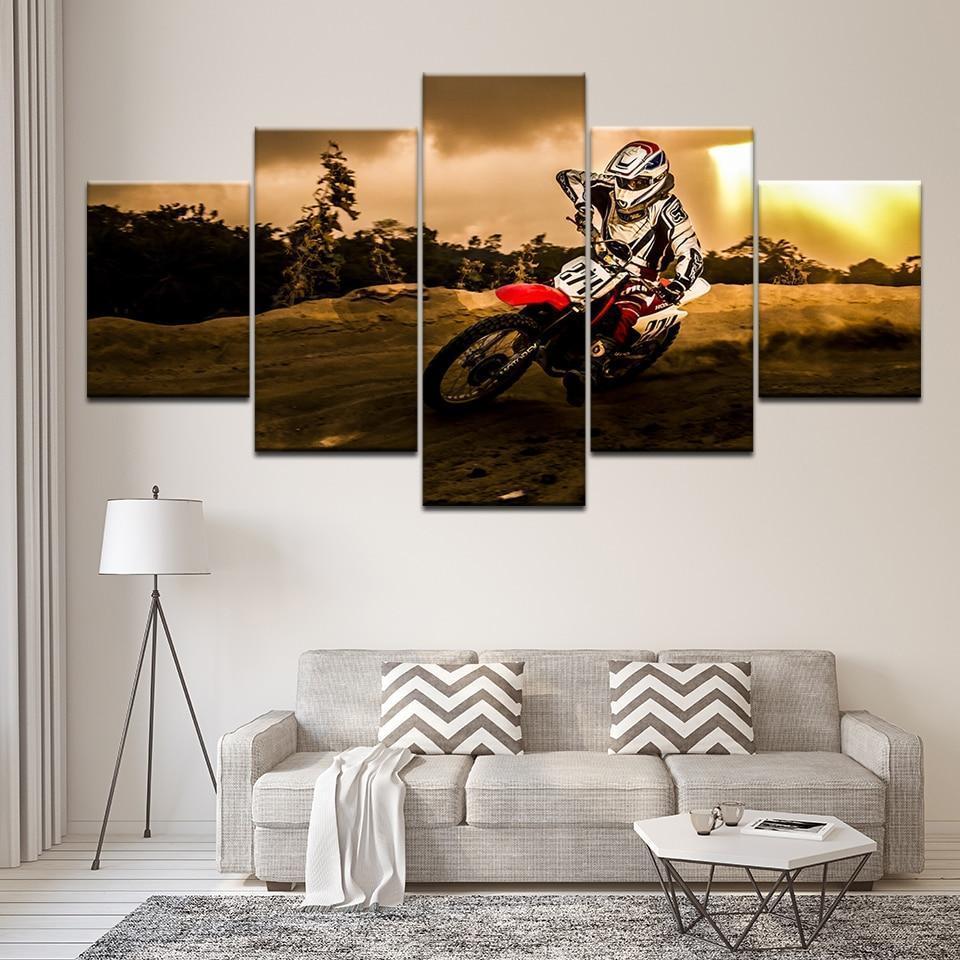 Racing Motorbike 02 – Automative Canvas Wall Art