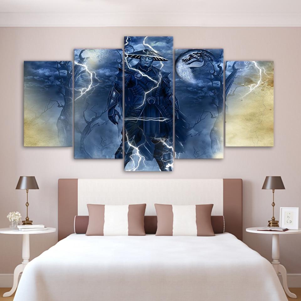 Raiden Mortal Kombat – Gaming Canvas Wall Art