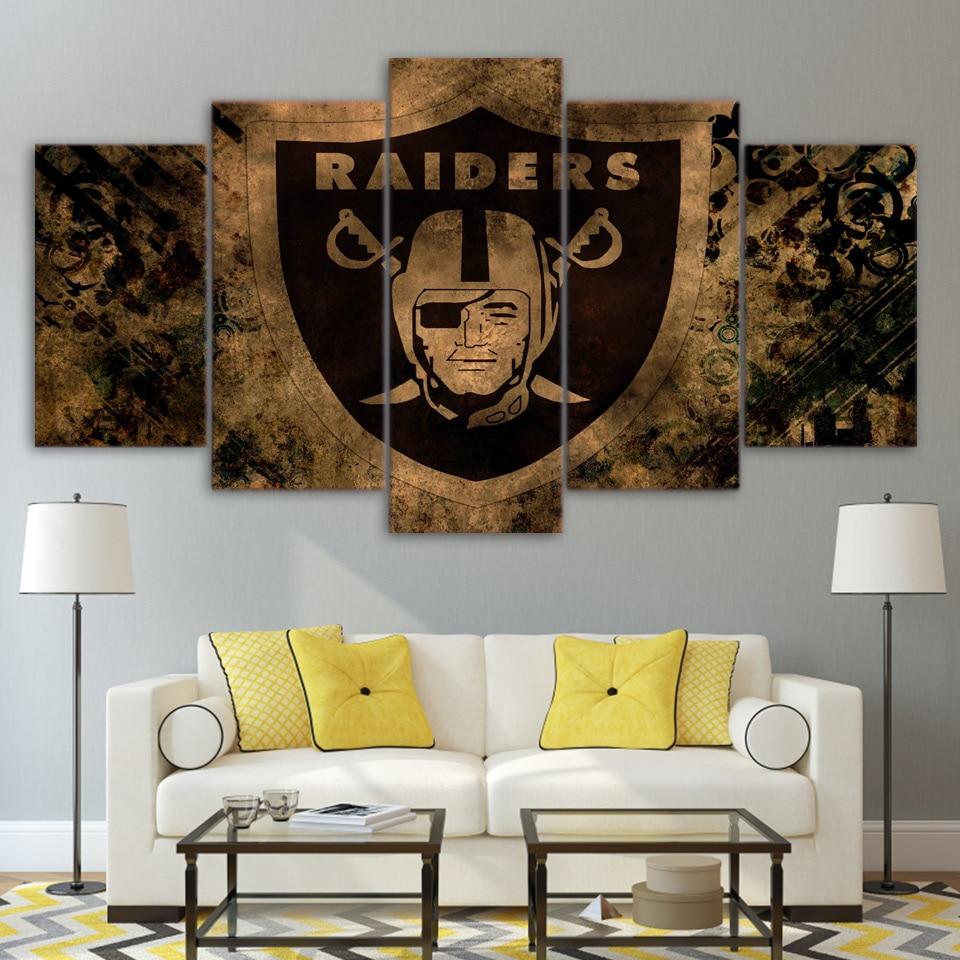 Raiders Logo – Sport Canvas Wall Art