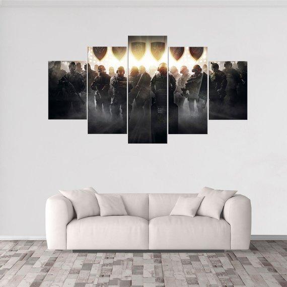 Rainbow Six Siege 5 – Gaming Canvas Wall Art