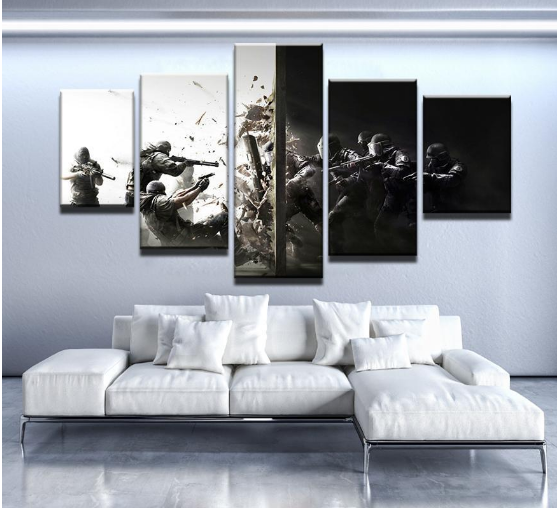 Rainbow Six Siege Breach 1 – Gaming Canvas Wall Art