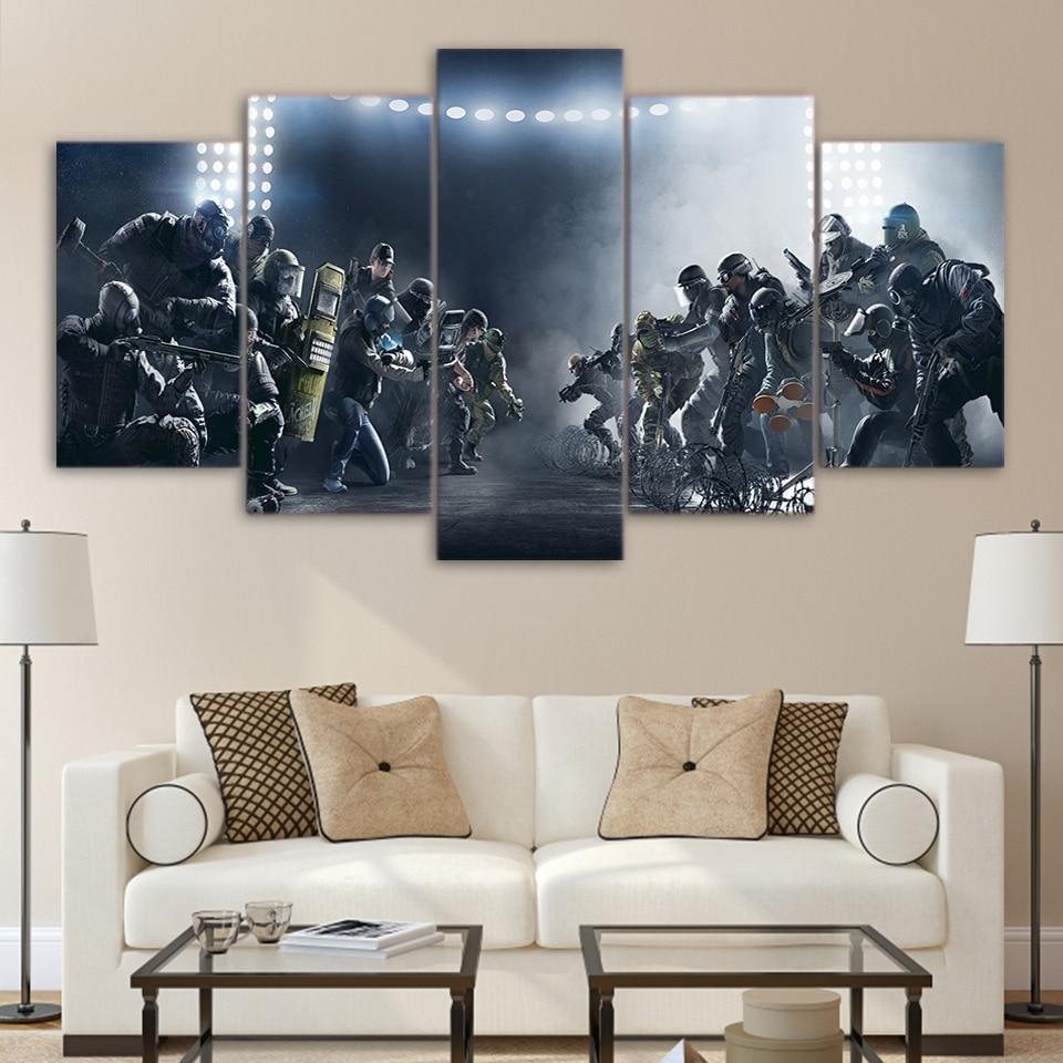 Rainbow Six War – Gaming Canvas Wall Art
