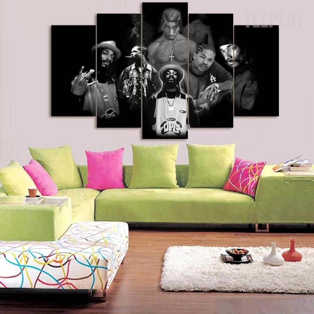 Rap Legends Music Canvas Wall Art
