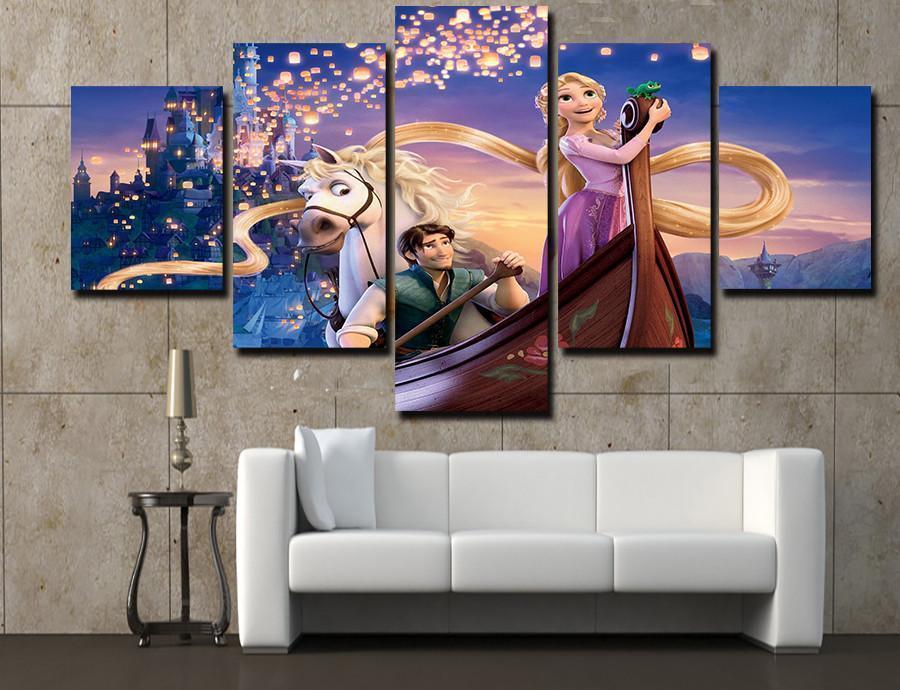Rapunzel Cartoon – Canvas Wall Art
