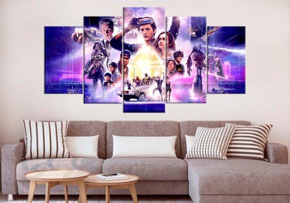 Ready Player One Characters Movie Canvas Wall Art