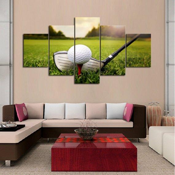Ready To Play Golf – Sport Canvas Wall Art
