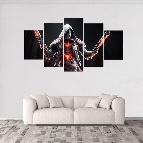 Reaper Overwatch – Gaming Canvas Wall Art