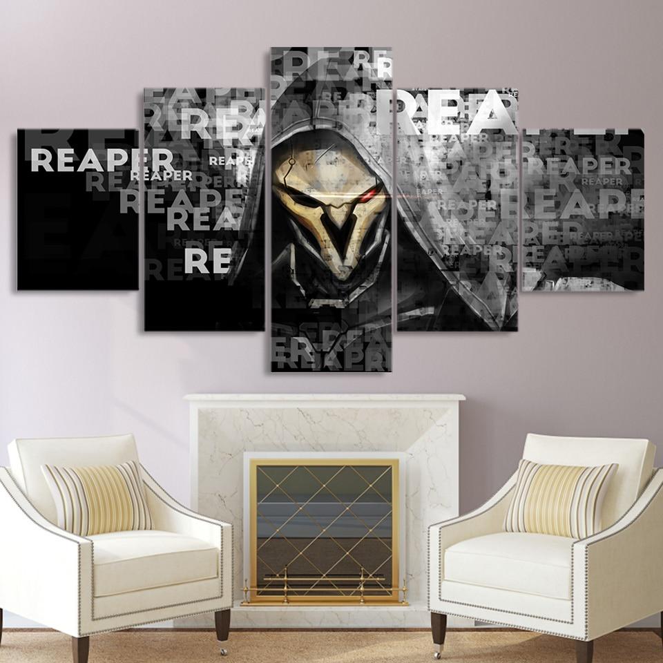 Reaper Skull – Gaming Canvas Wall Art