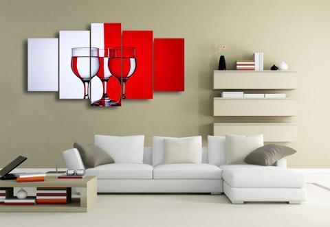 Red And White Cup – Nature Canvas Wall Art