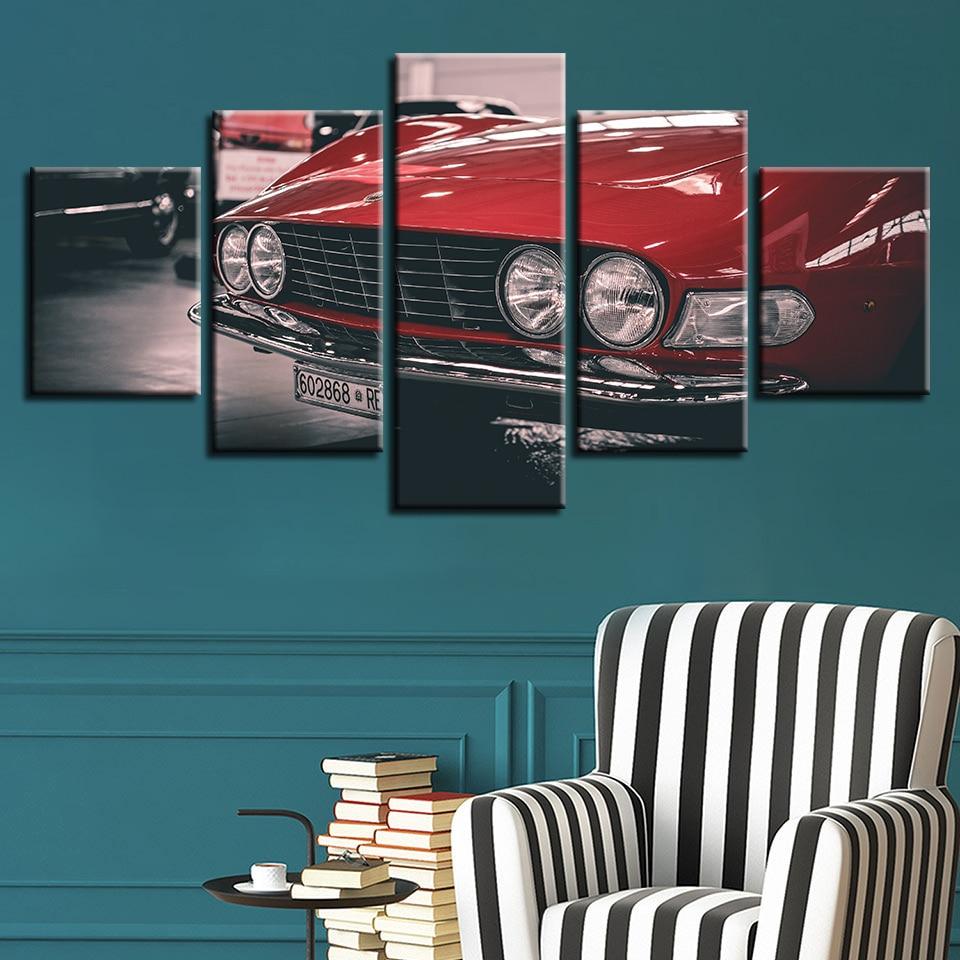 Red Cars – Automative Canvas Wall Art