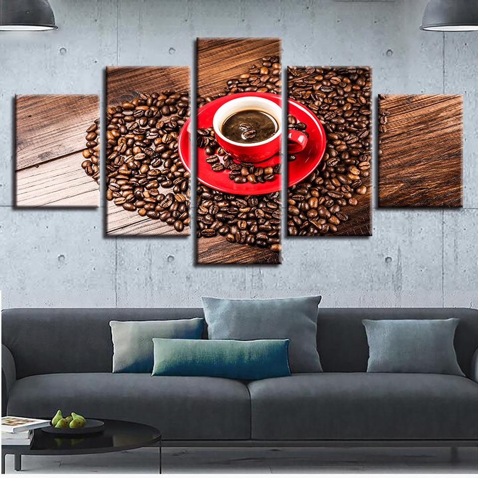 Red Cup Coffee 1 – Nature Canvas Wall Art