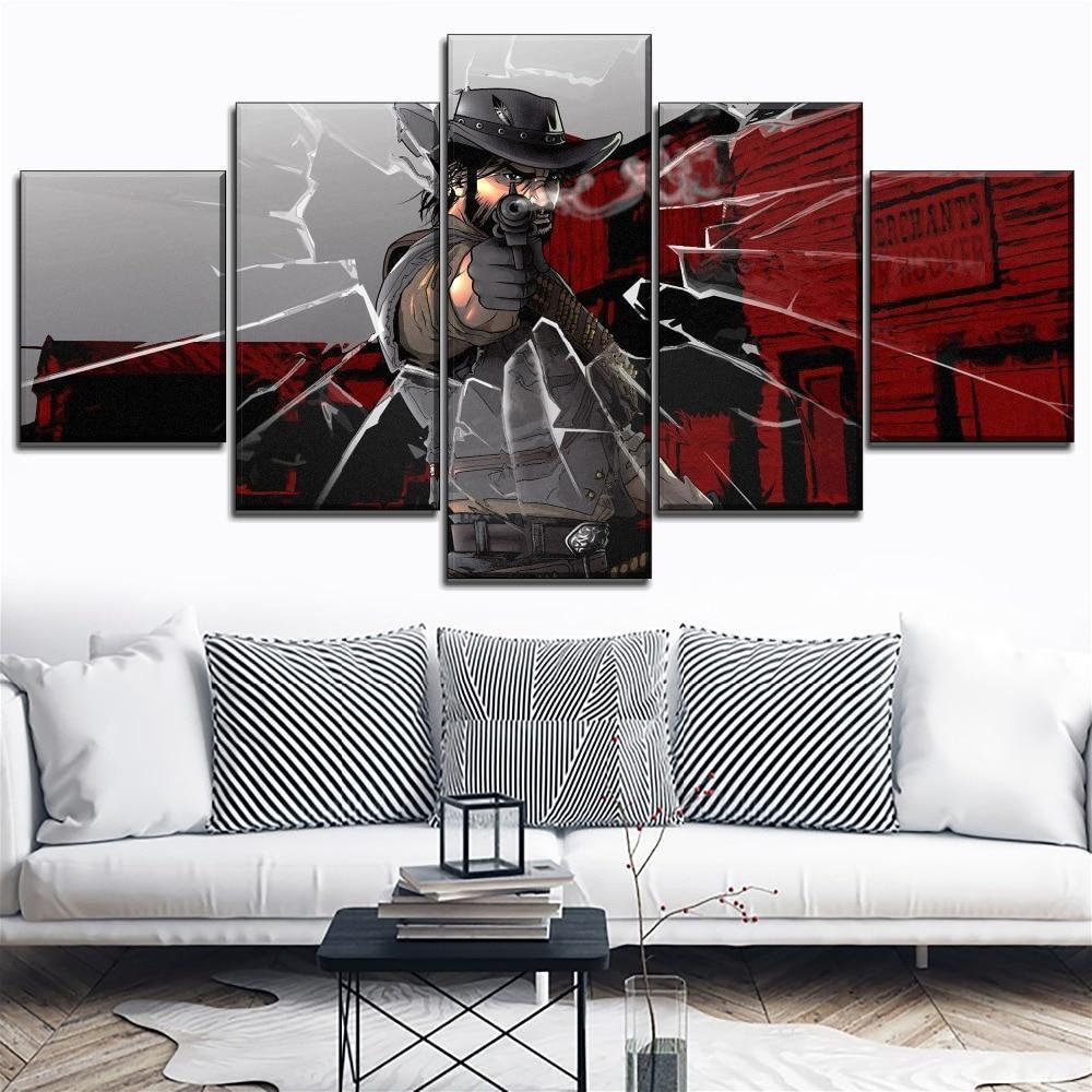 Red Dead Redemption John Marston Gaming – Canvas Wall Art