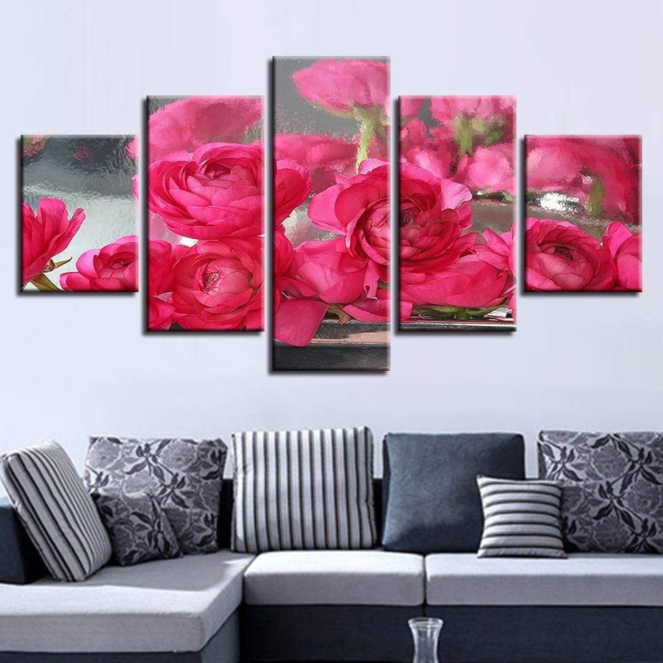 Red Flowers 3 – Nature Canvas Wall Art