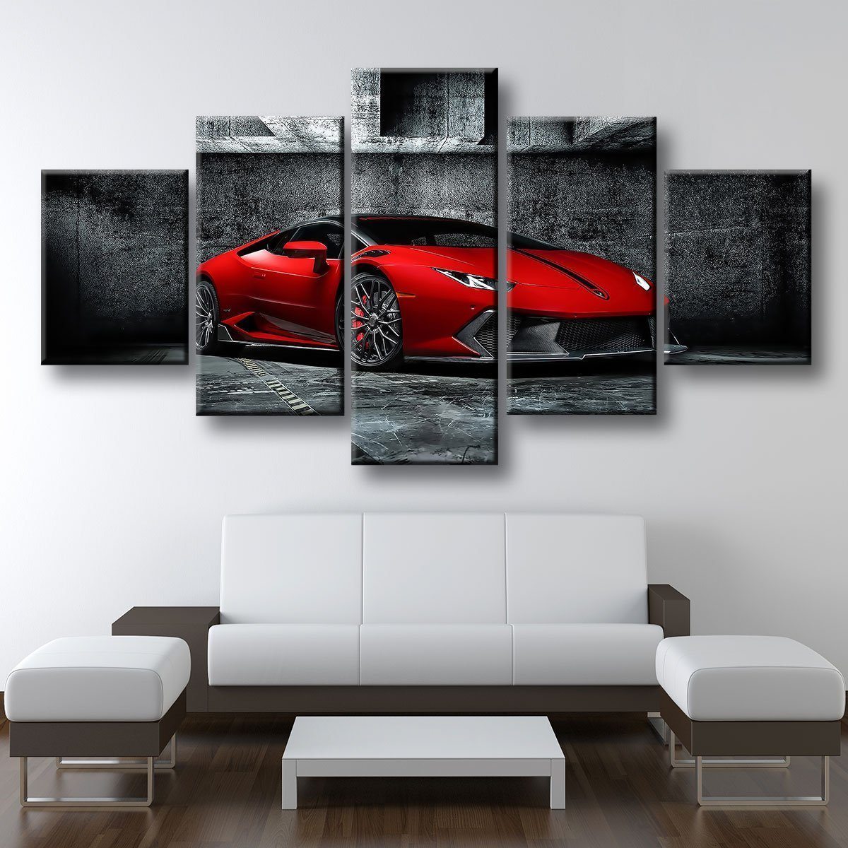 Red Lamborghini Car – Canvas Wall Art