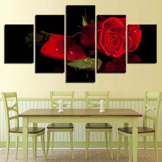 Red Rose 02 – Nature Canvas Wall Art