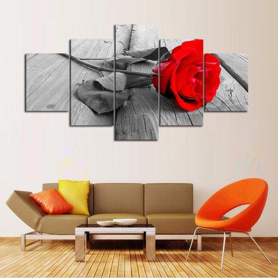 Red Rose – Nature Canvas Wall Art
