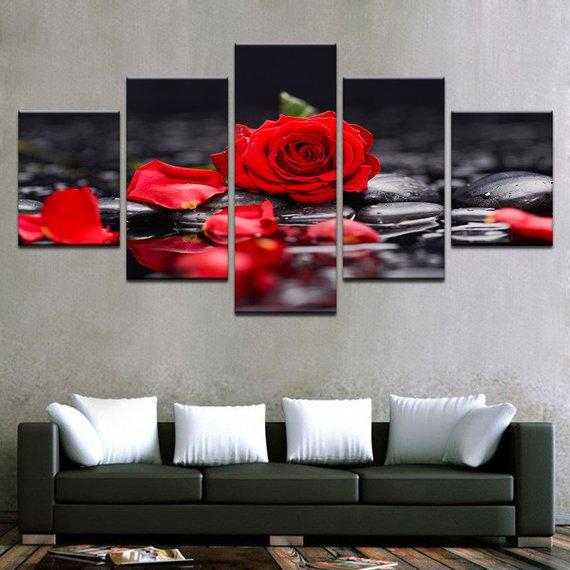 Red Roses 4 – Nature Canvas Wall Art