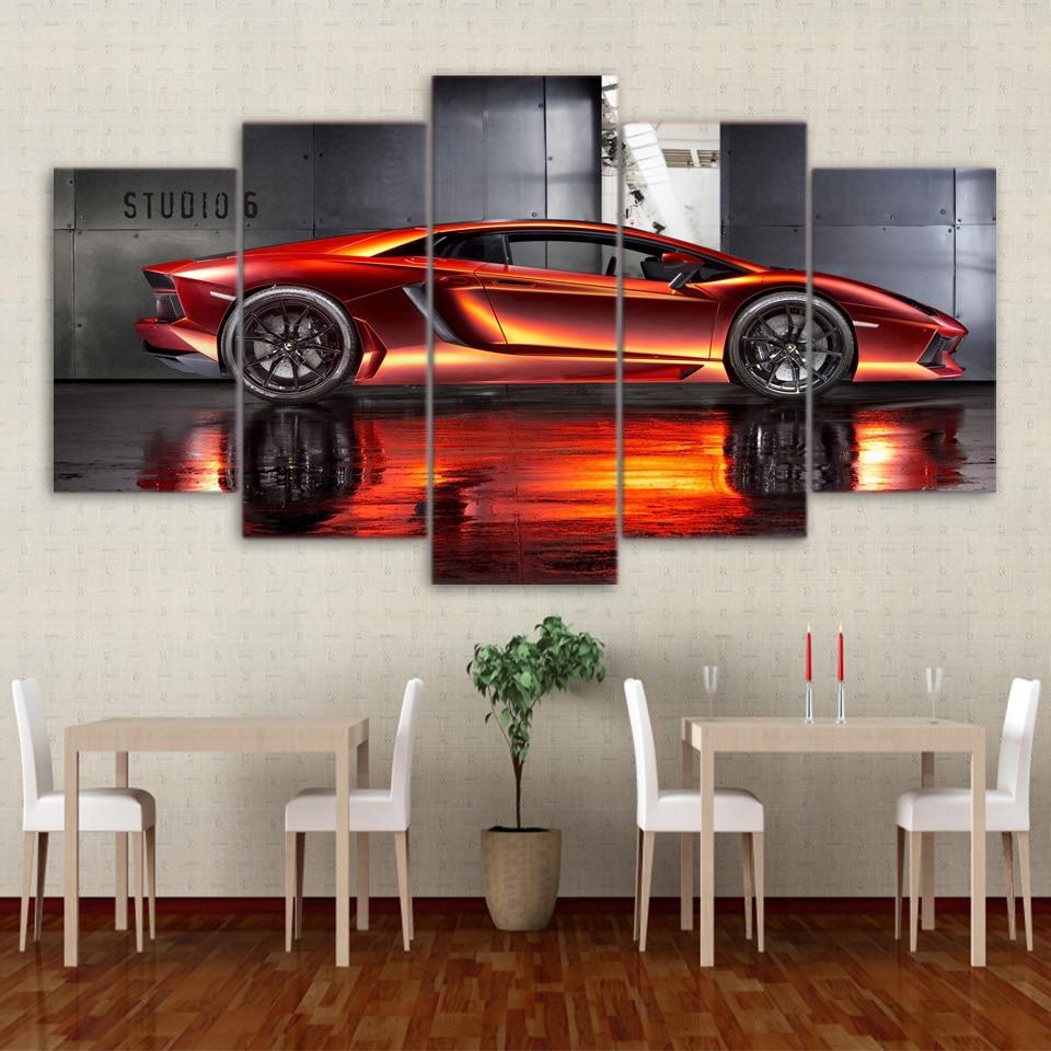 Red Sports Car – Automative Canvas Wall Art