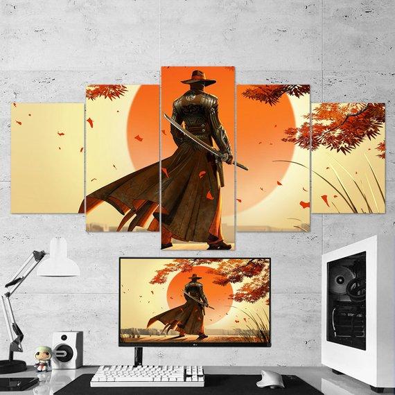 Red Steel 2 Shooter – Gaming Canvas Wall Art