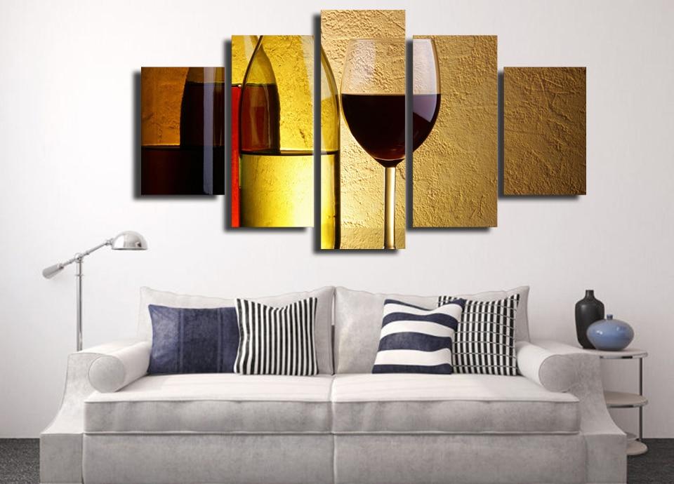 Red Wine Dinner – Wine Canvas Wall Art