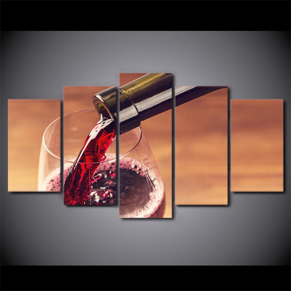 Red Wine Glass 01 – Wine Canvas Wall Art