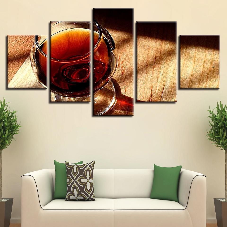 Red Wine Glass Restaurant – Wine Canvas Wall Art