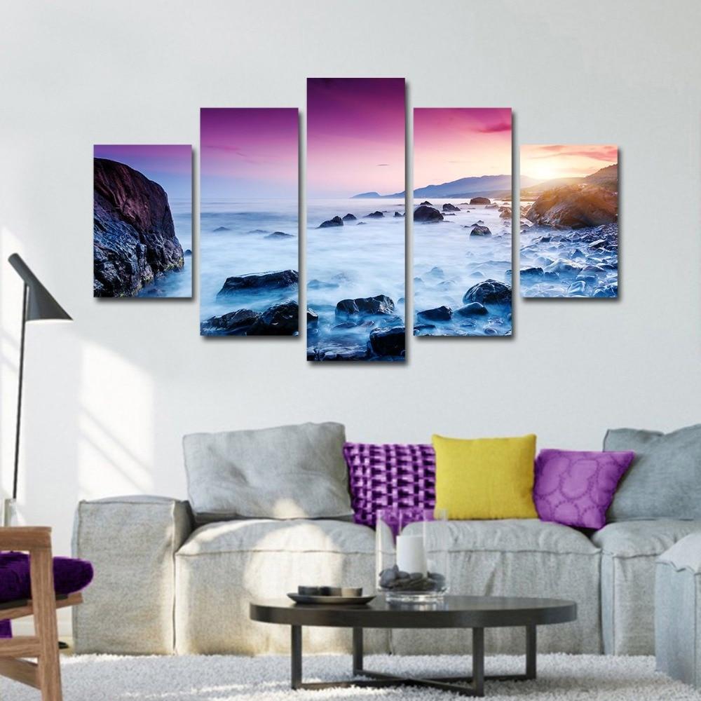 Reef Sunset Sunshine – Nature Canvas Wall Art