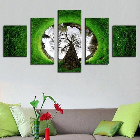 Reflected World – Abstract Canvas Wall Art
