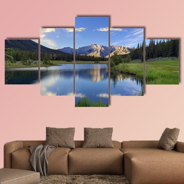 Reflections Into Cascade Ponds – Nature Canvas Wall Art