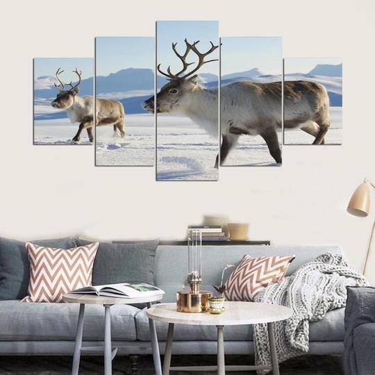 Reindeer – Animal Canvas Wall Art