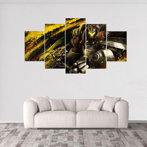 Reinhardt Overwatch 2 Gaming Canvas Wall Art