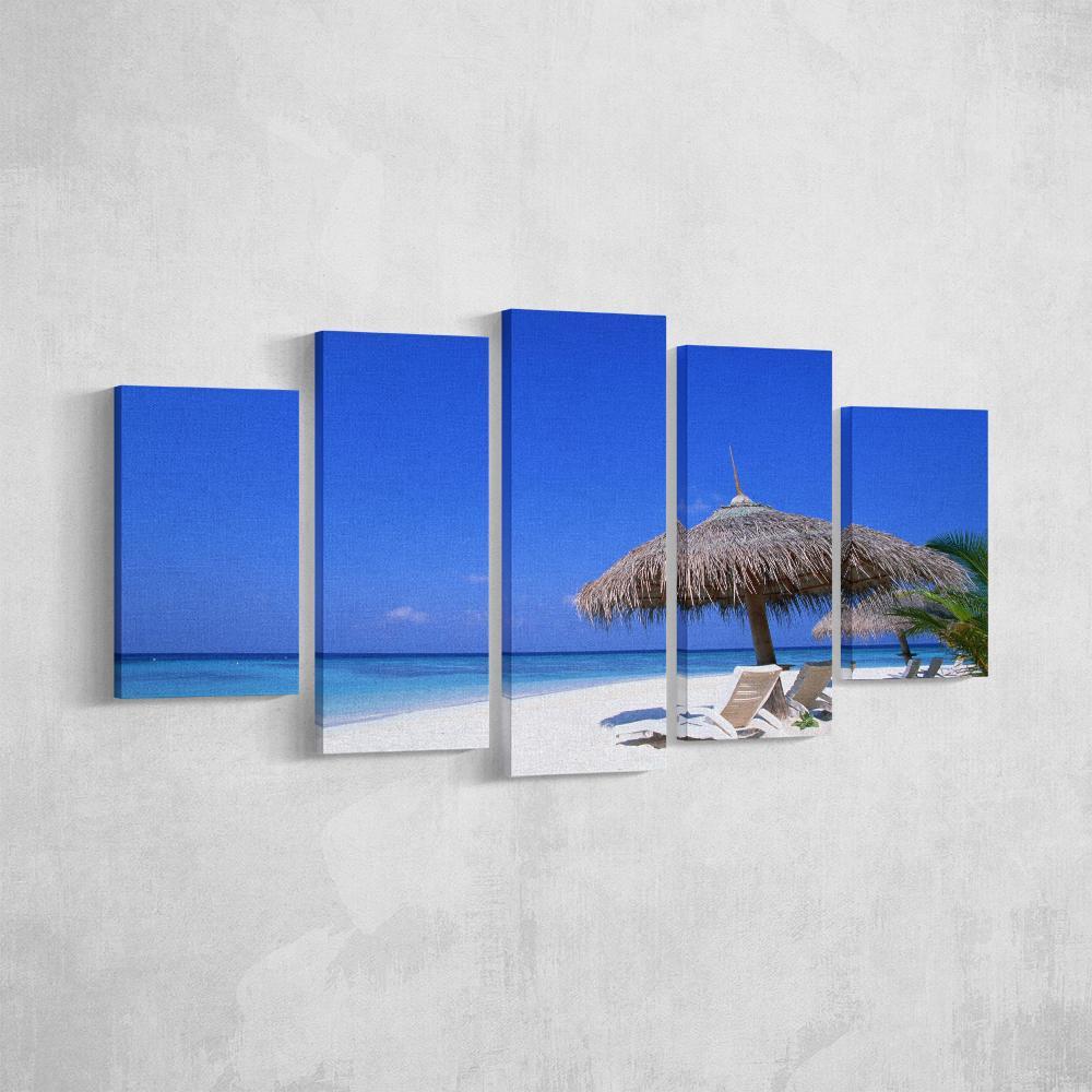 Relaxing On The Beach – Nature Canvas Wall Art