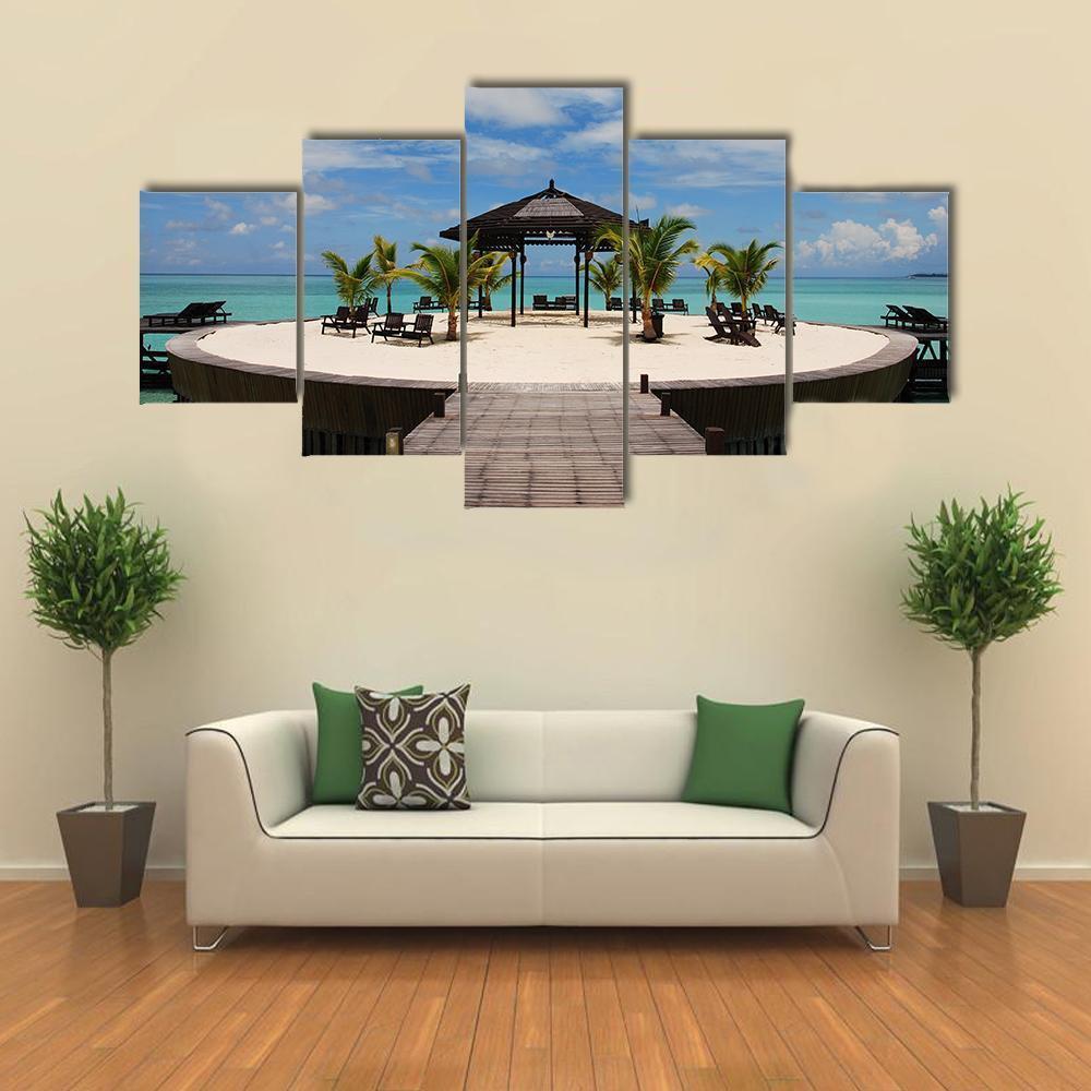 Remote Island In The Celebes Sea – Nature Canvas Wall Art