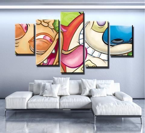 Ren And Stimpy – Cartoon Canvas Wall Art