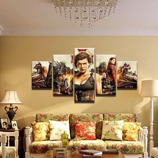 Resident Evil Movie Canvas Wall Art