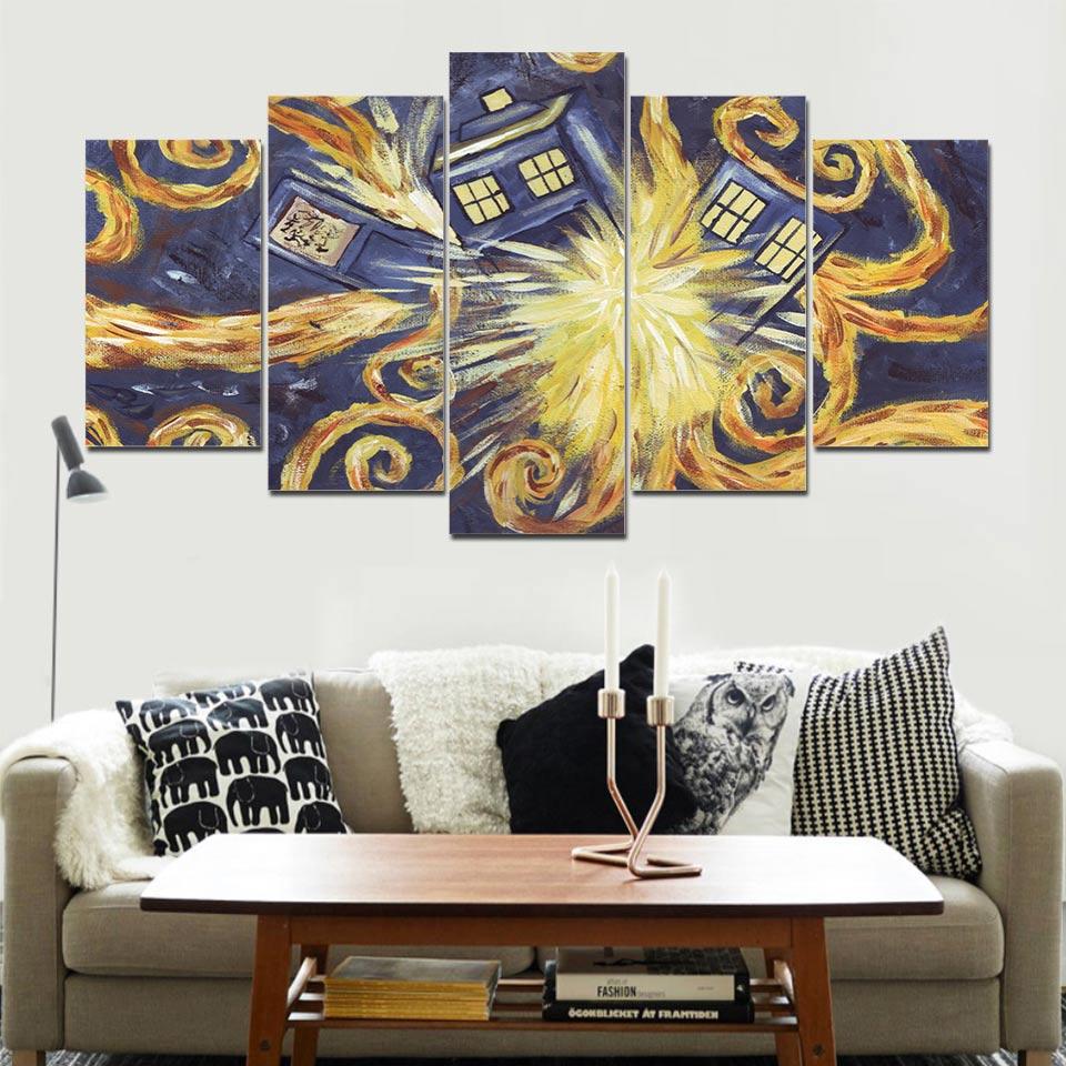 Retro Abstract Explosion – Abstract Canvas Wall Art