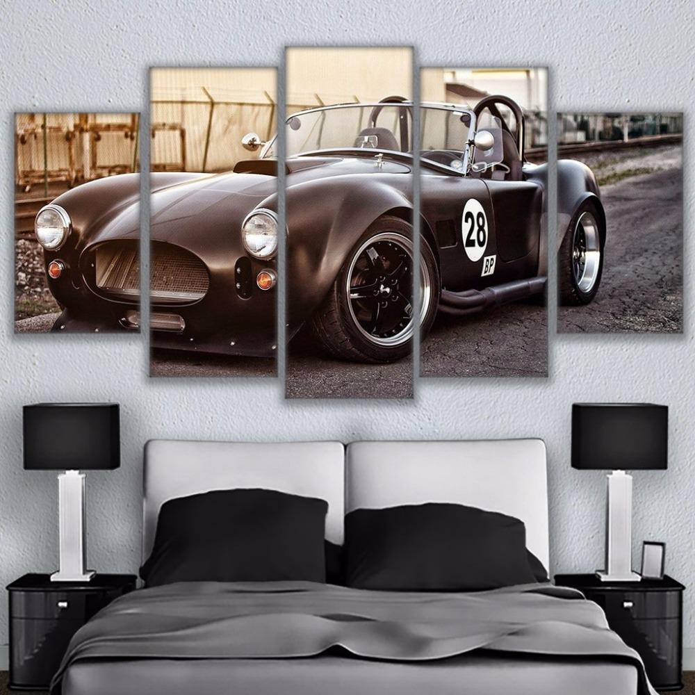 Retro Black – Automative Canvas Wall Art