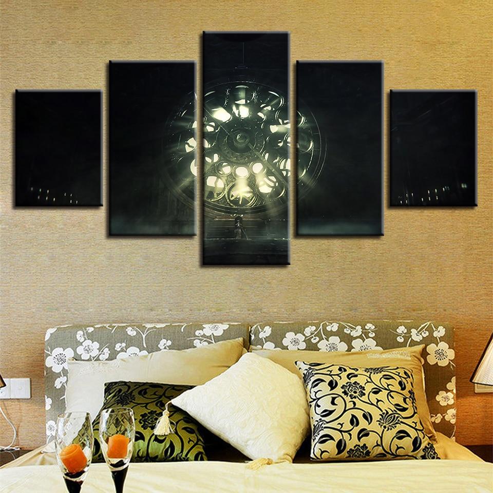 Retro Building 01 – Nature Canvas Wall Art
