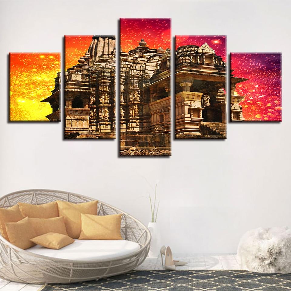 Retro Building 3 – Nature Canvas Wall Art