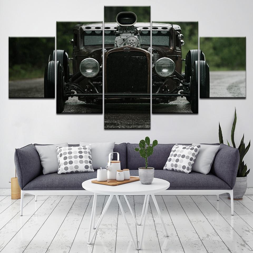 Retro Car 01 – Automative Canvas Wall Art