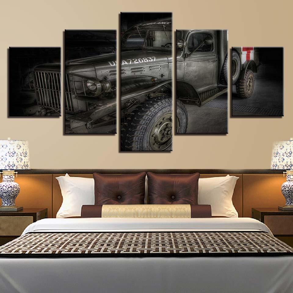 Retro Car 3 – Automative Canvas Wall Art