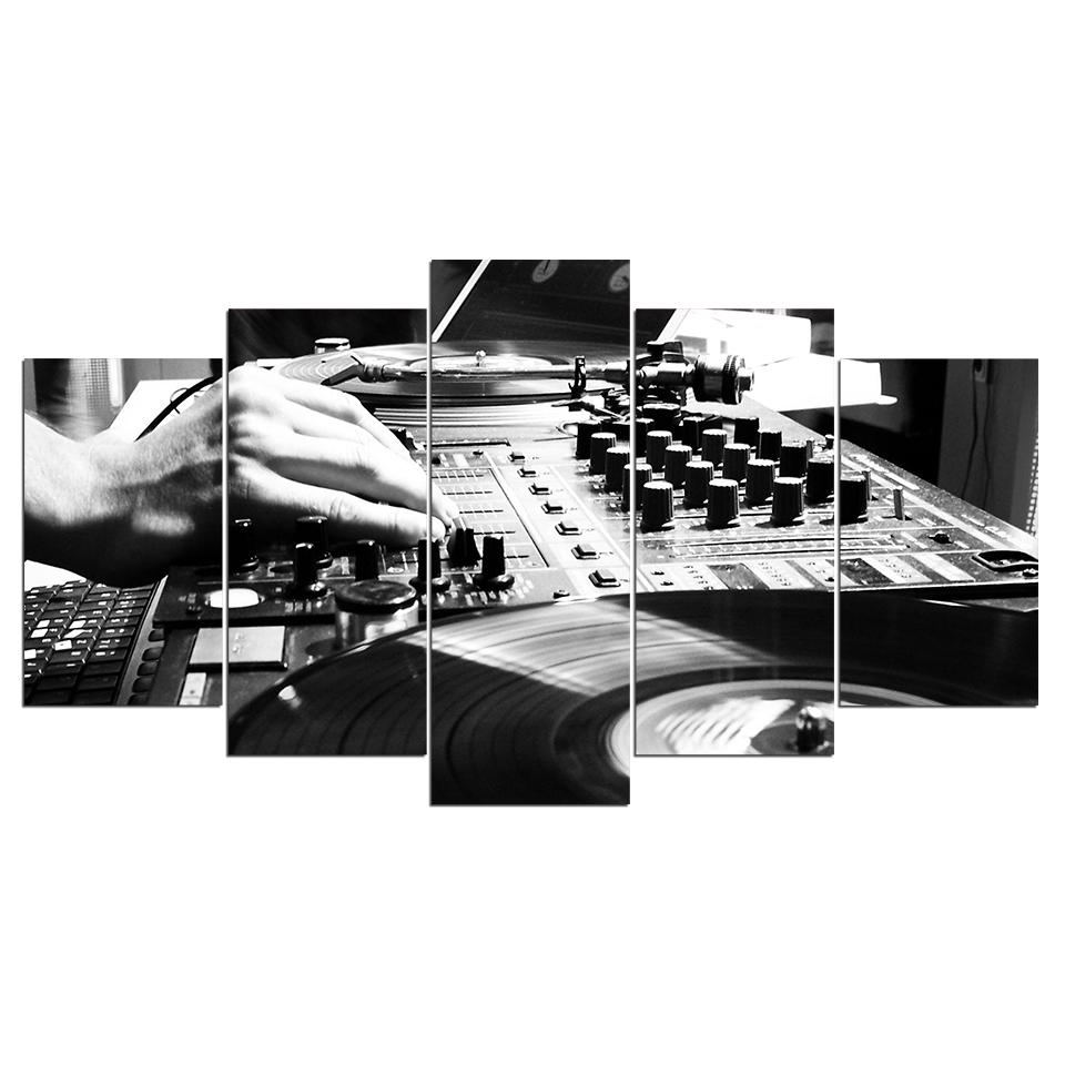 Retro Electric – Music Canvas Wall Art