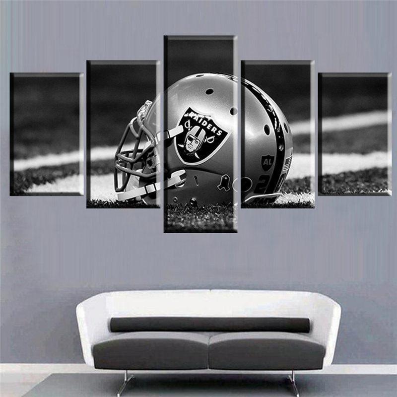 Retro Football Helmet – Sport Canvas Wall Art