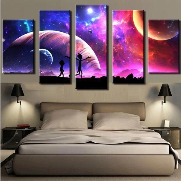Rick &Amp; Morty Inspired 3 Cartoon – Canvas Wall Art