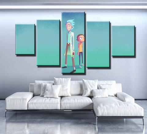 Rick And Morty 1 – Cartoon Canvas Wall Art