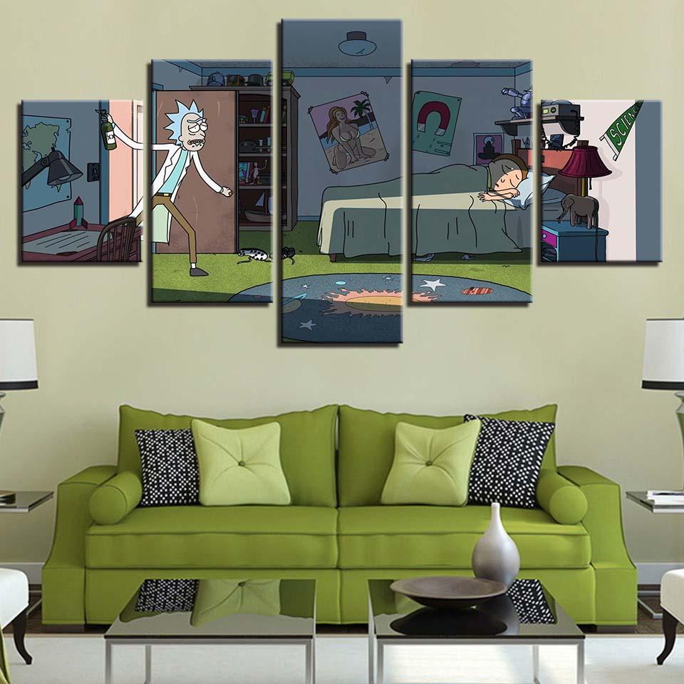 Rick And Morty – Cartoon Canvas Wall Art