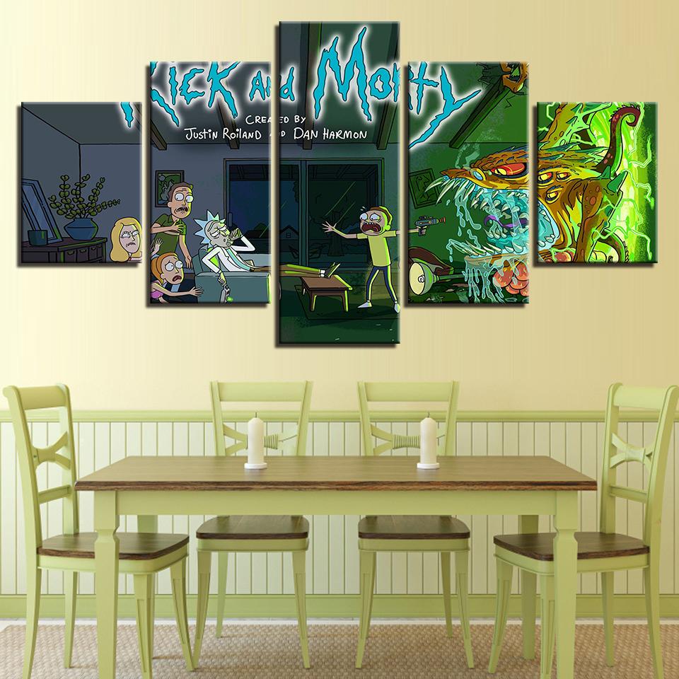 Rick And Morty – Cartoon Canvas Wall Art