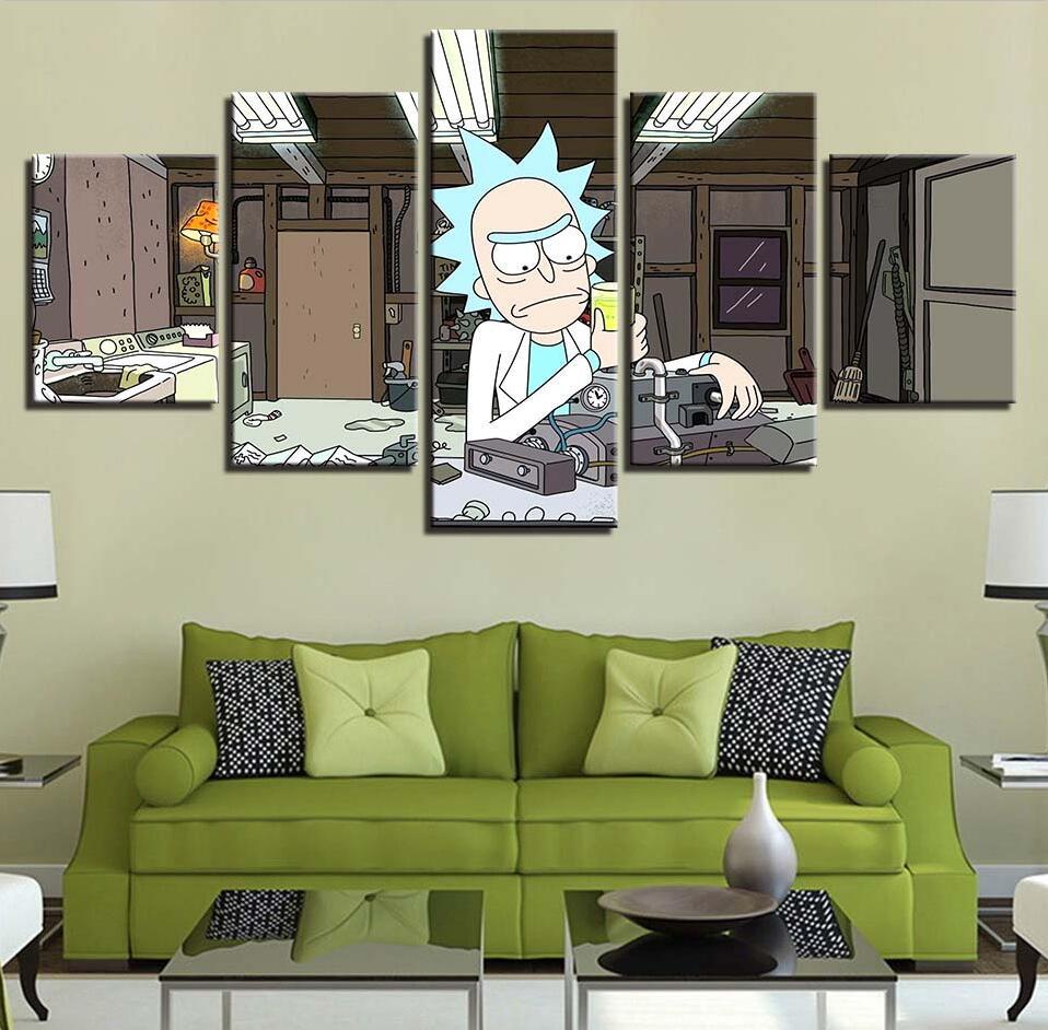 Rick And Morty 23 – Cartoon Canvas Wall Art