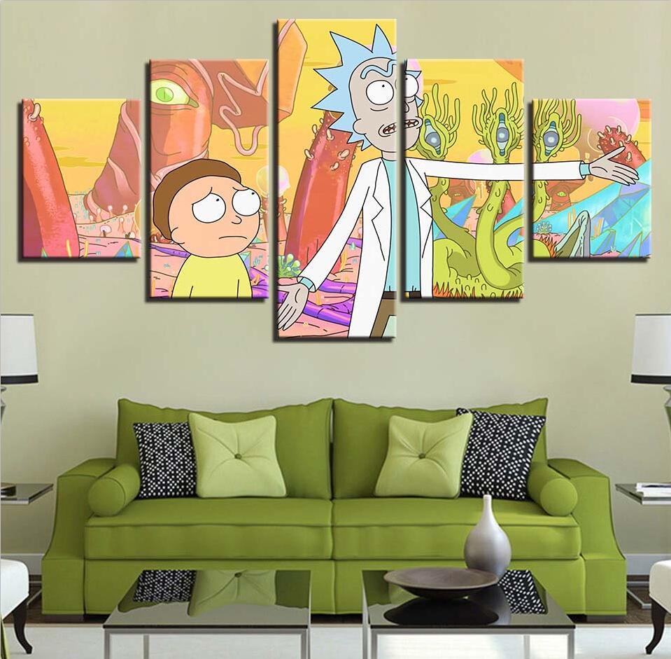 Rick And Morty 25 – Cartoon Canvas Wall Art