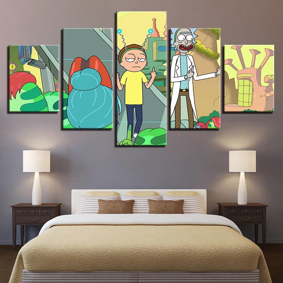 Rick And Morty 29- Cartoon Canvas Wall Art